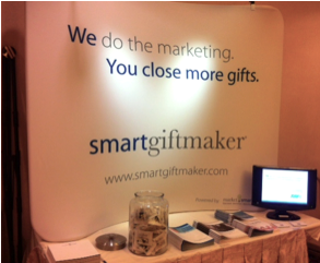 SmartGiftmaker booth display