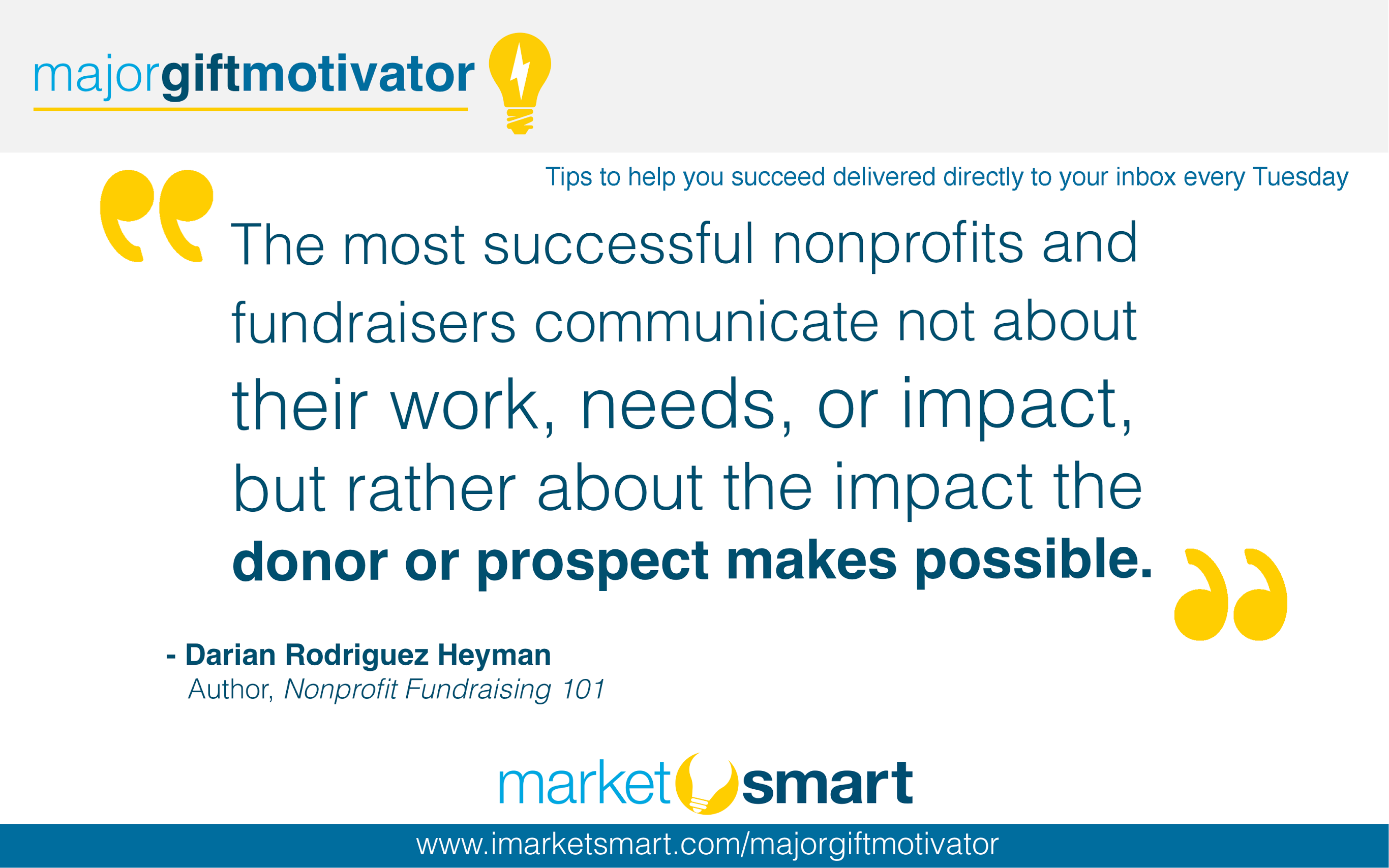 fundraising quote of the week
