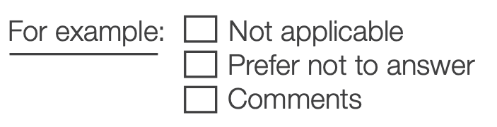 survey question example