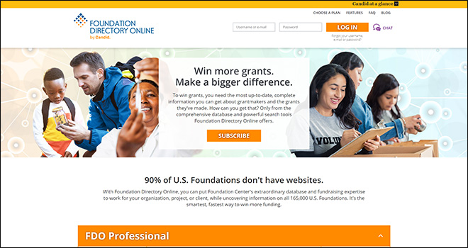 Check out Foundation Directory Online’s prospect research software for improved grant seeking
